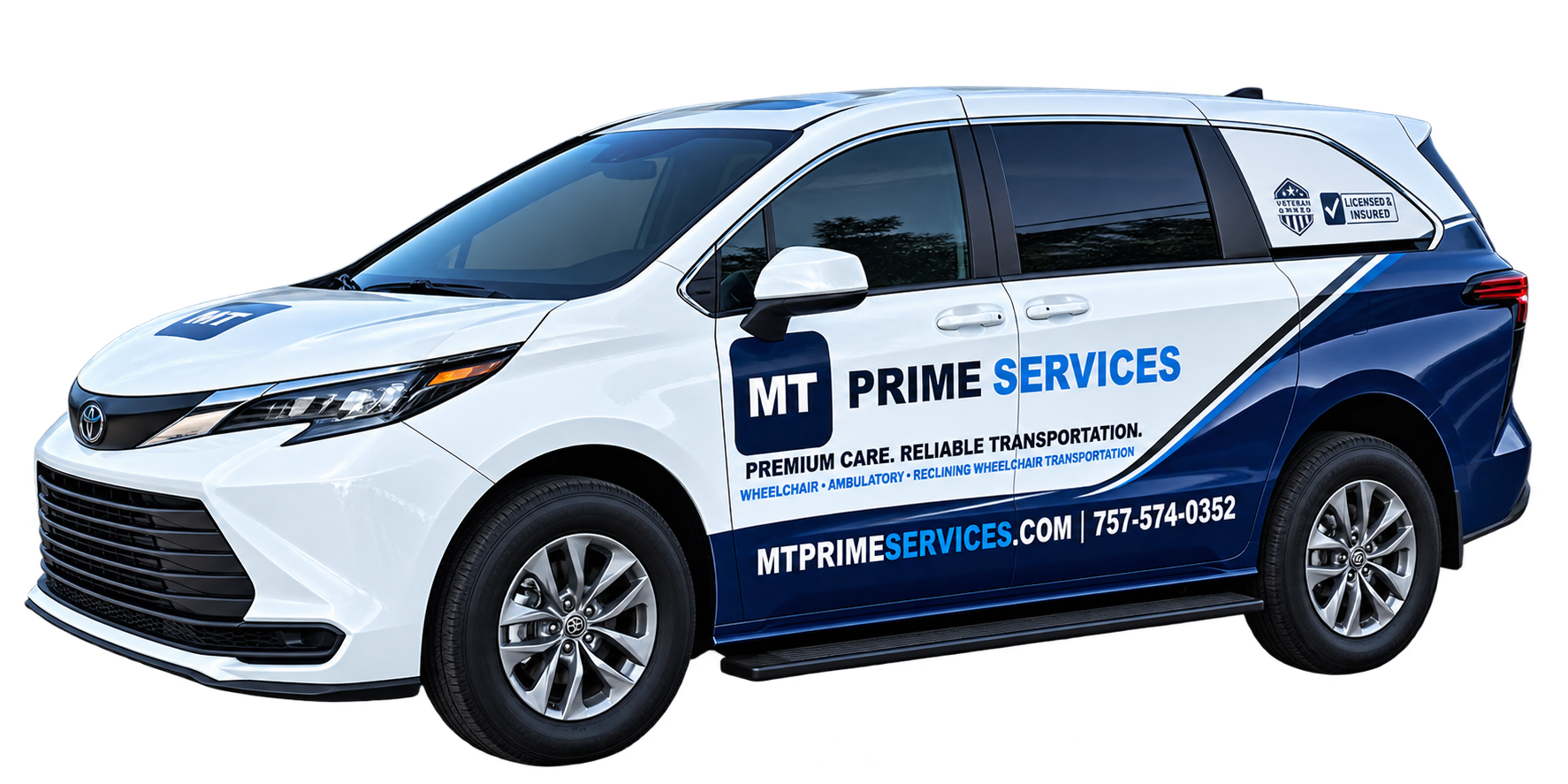 MT Prime wheelchair-accessible Toyota Sienna